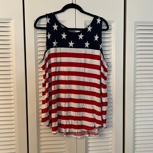 Women’s flag tank top size XXL